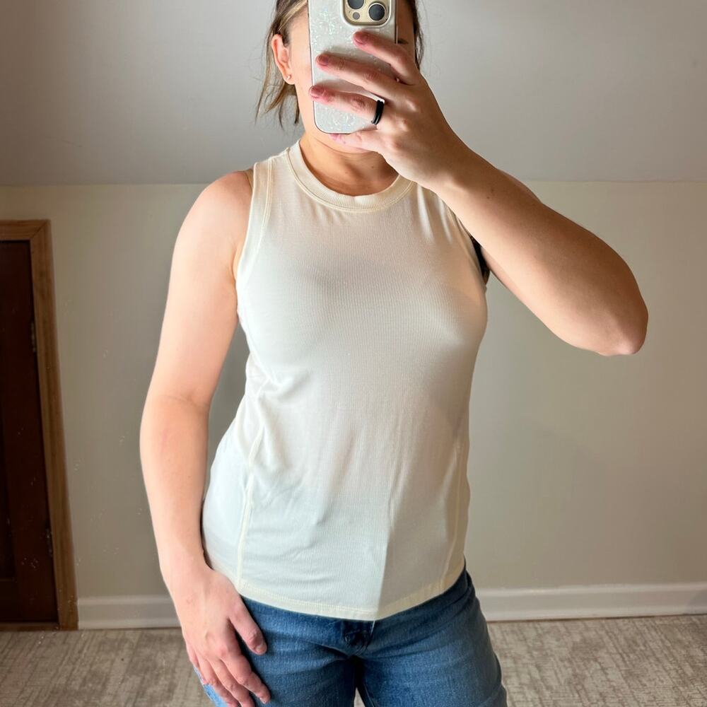Avalanche: Cream / Off White Tank Top